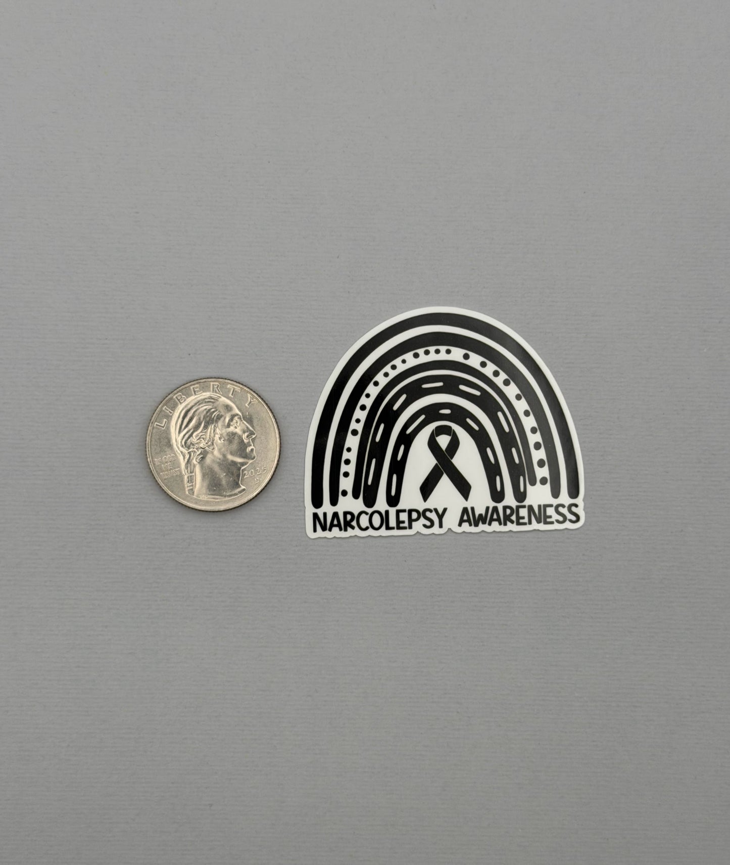 Narcolepsy Awareness Rainbow Sticker or Magnet