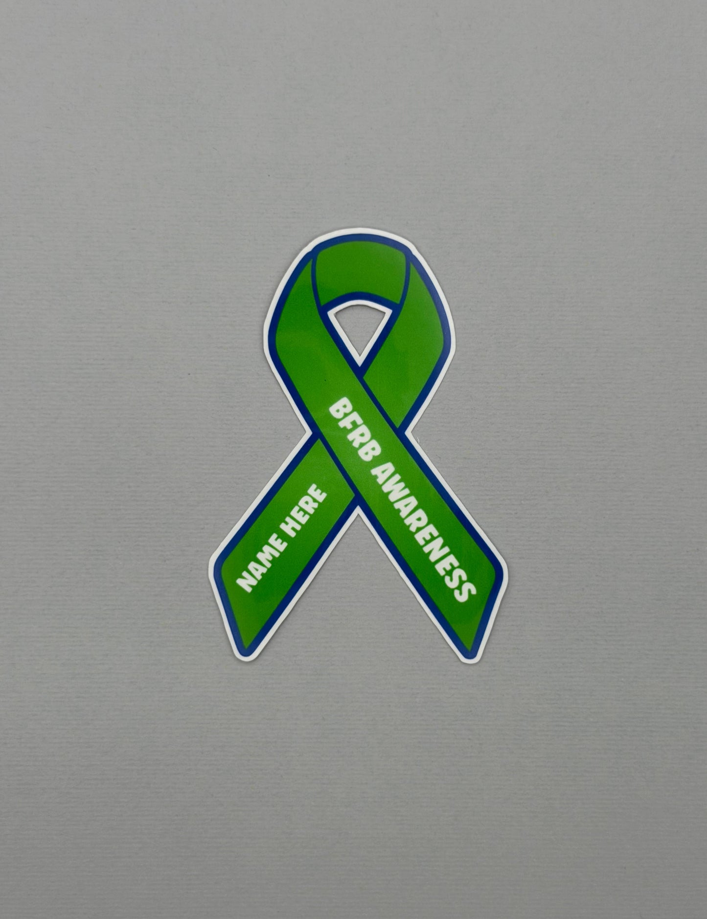 BFRB Awareness Custom Ribbon Sticker or Magnet | Body-Focused Repetitive Behaviors