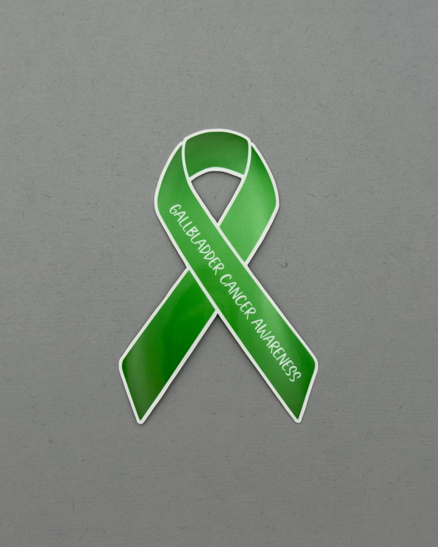 Gallbladder Cancer Awareness Ribbon Sticker