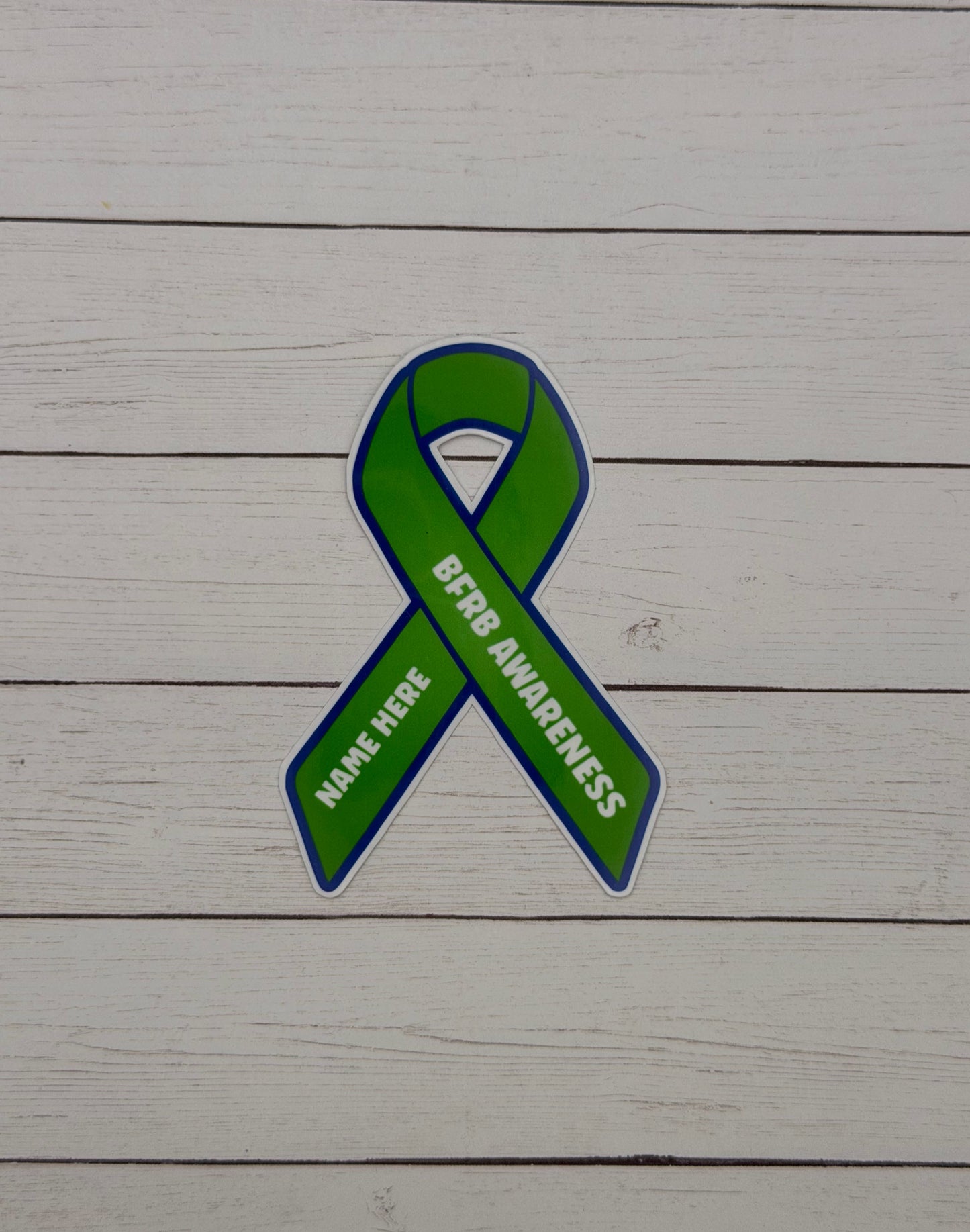 BFRB Awareness Custom Ribbon Sticker or Magnet | Body-Focused Repetitive Behaviors