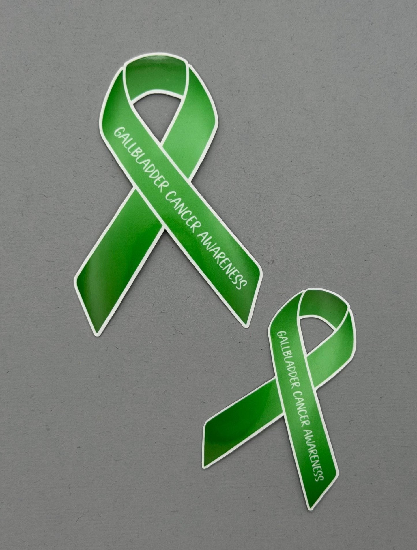 Gallbladder Cancer Awareness Ribbon Sticker