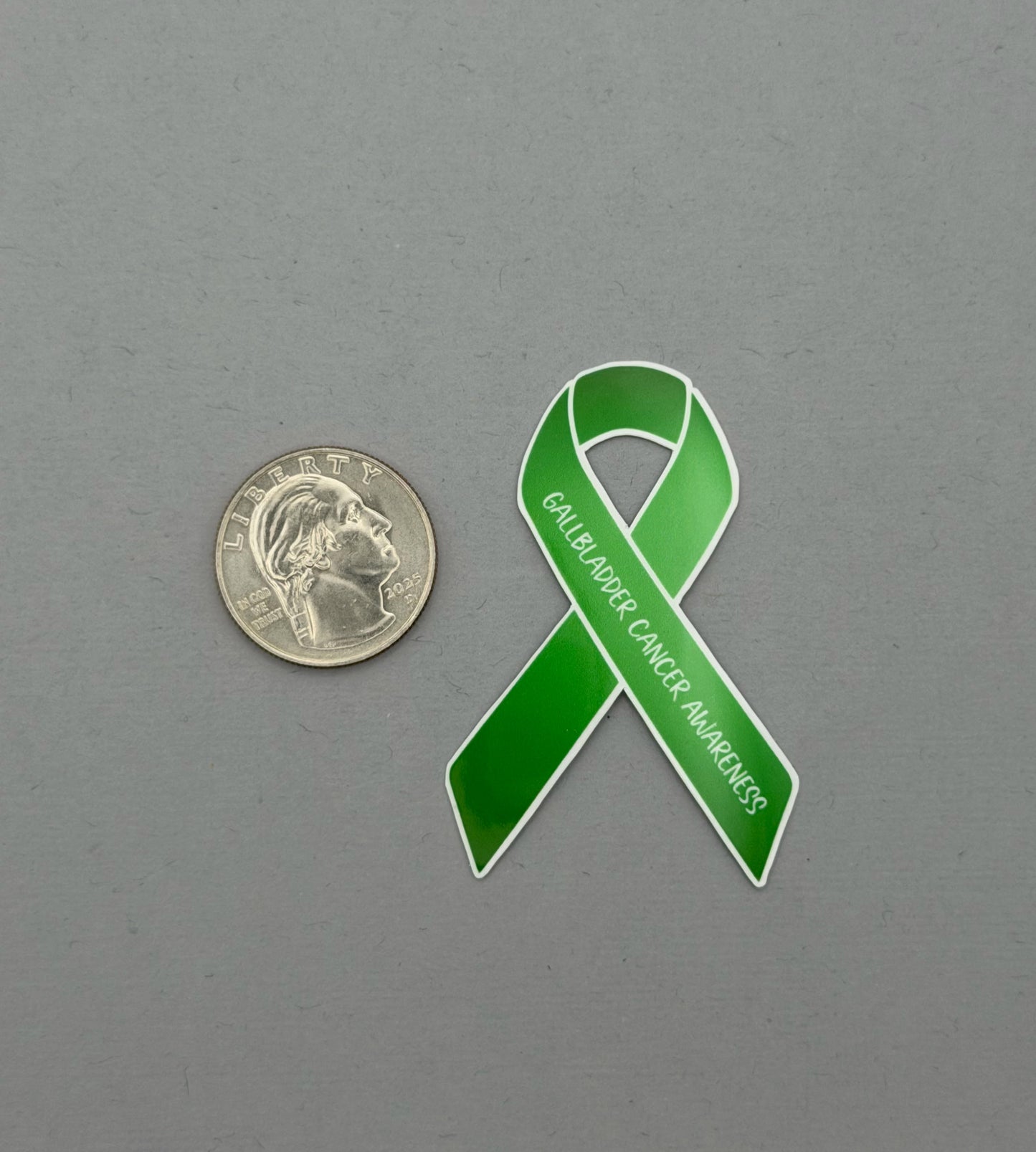 Gallbladder Cancer Awareness Ribbon Sticker