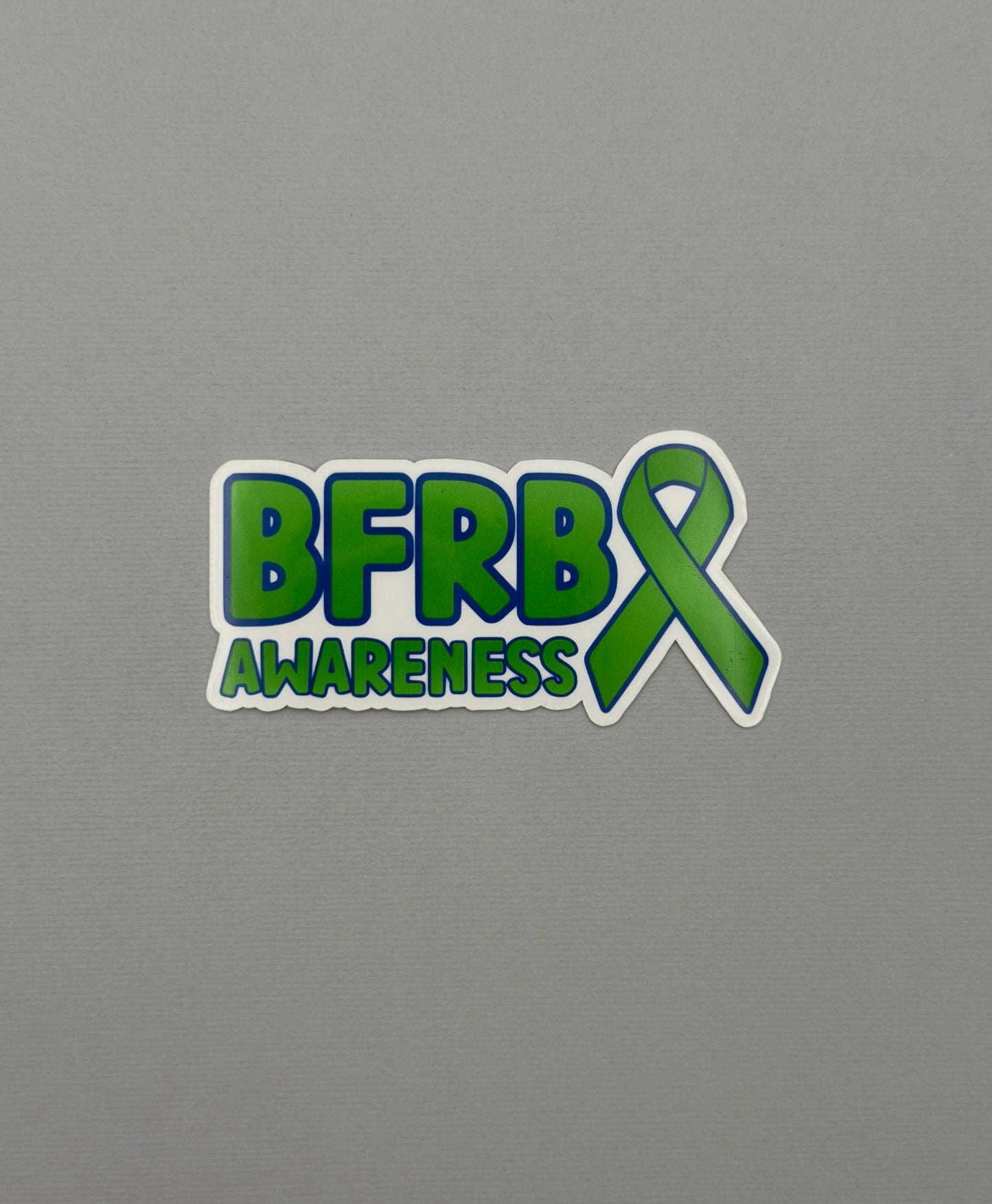 BFRB Awareness with Ribbon Sticker or Magnet | Body-Focused Repetitive Behaviors