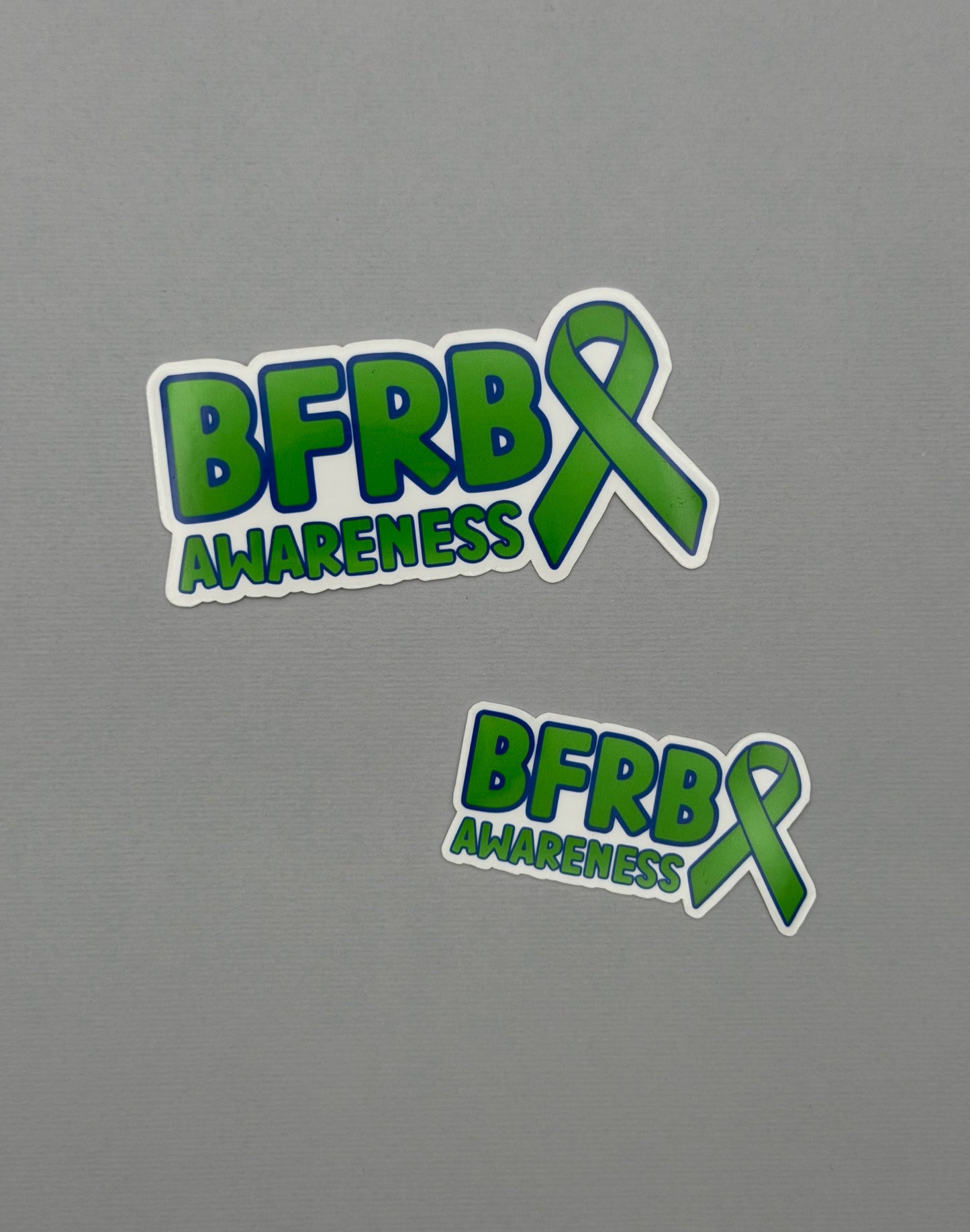 BFRB Awareness with Ribbon Sticker or Magnet | Body-Focused Repetitive Behaviors