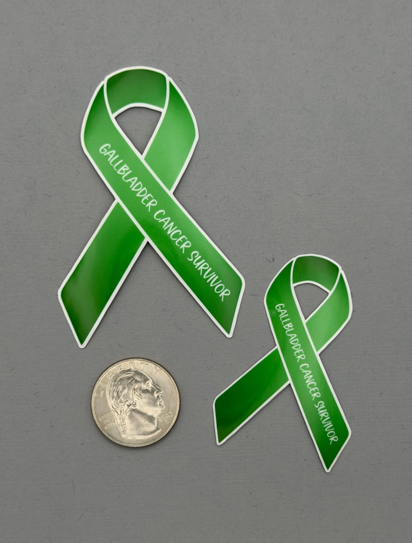 Gallbladder Cancer Survivor Ribbon Sticker