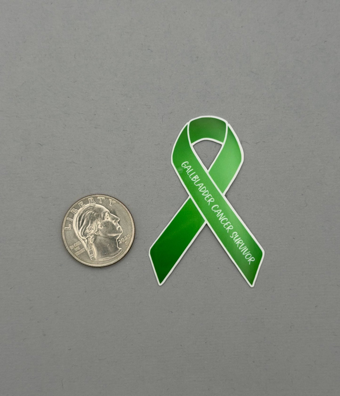 Gallbladder Cancer Survivor Ribbon Sticker