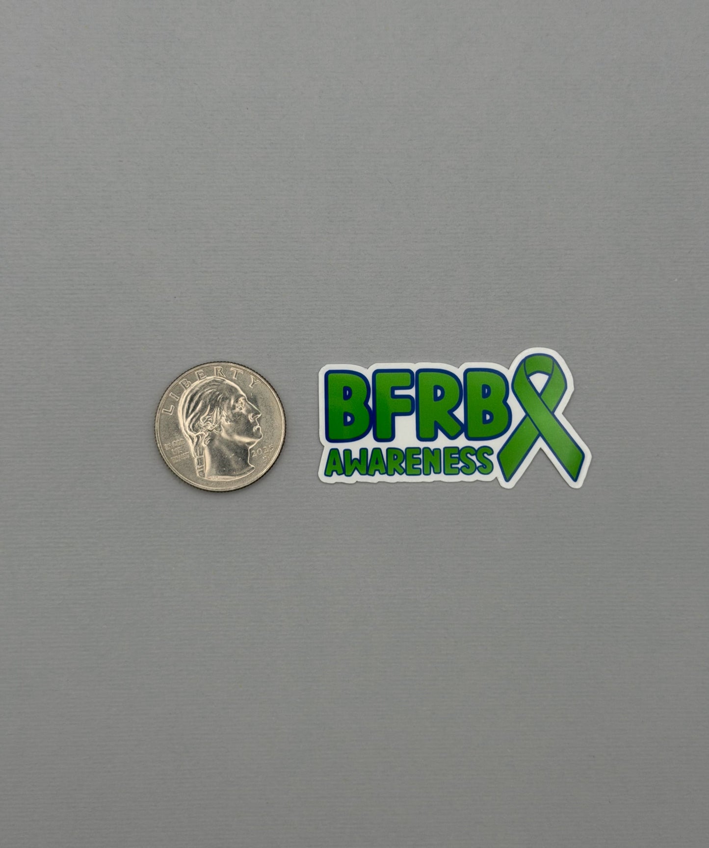BFRB Awareness with Ribbon Sticker or Magnet | Body-Focused Repetitive Behaviors