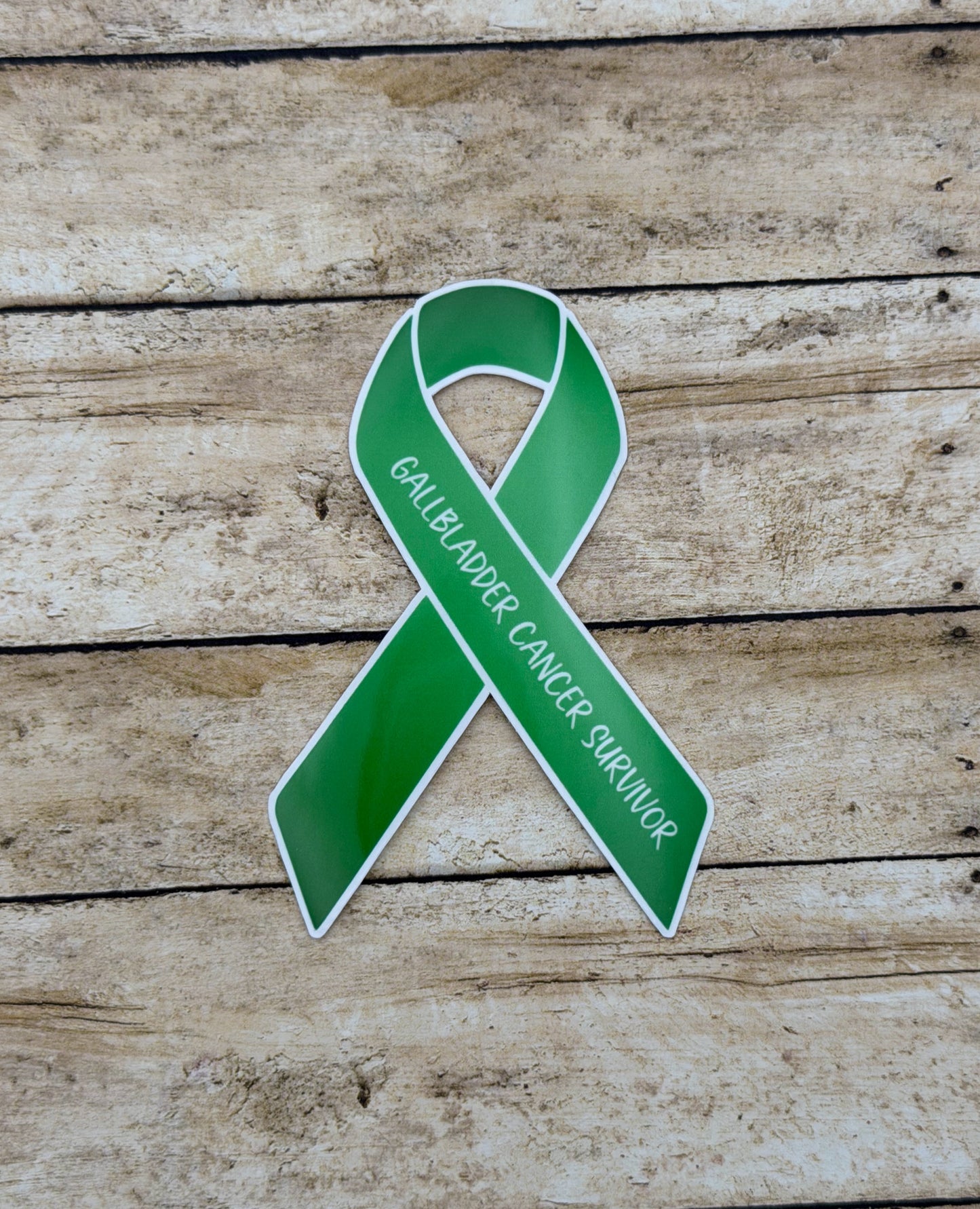 Gallbladder Cancer Survivor Ribbon Sticker