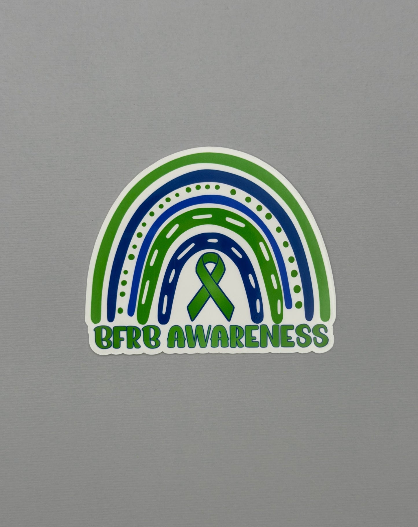 BFRB Awareness Rainbow Sticker or Magnet | Body-Focused Repetitive Behaviors