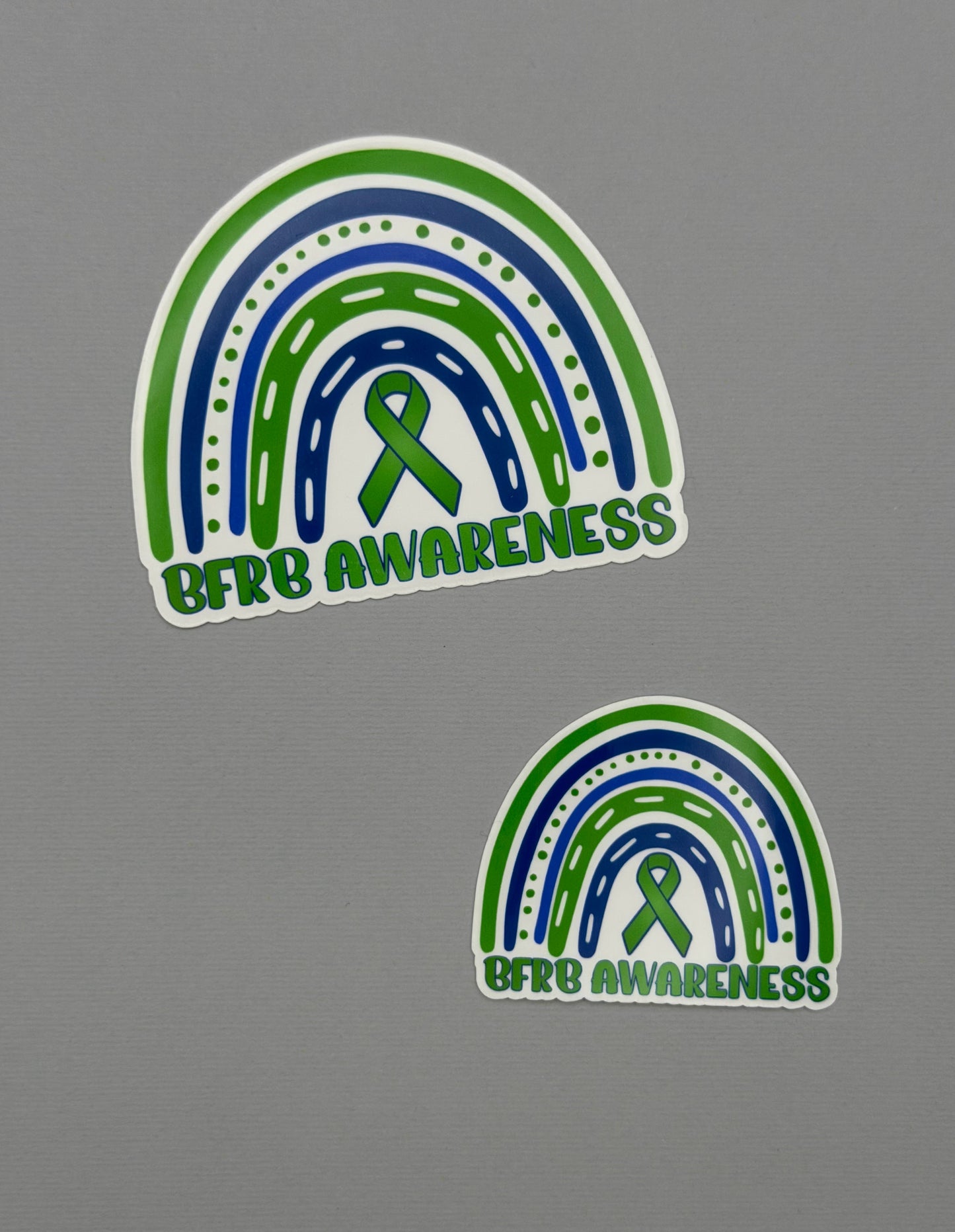 BFRB Awareness Rainbow Sticker or Magnet | Body-Focused Repetitive Behaviors