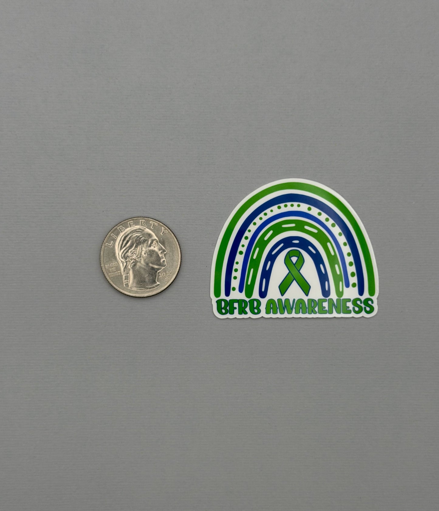 BFRB Awareness Rainbow Sticker or Magnet | Body-Focused Repetitive Behaviors