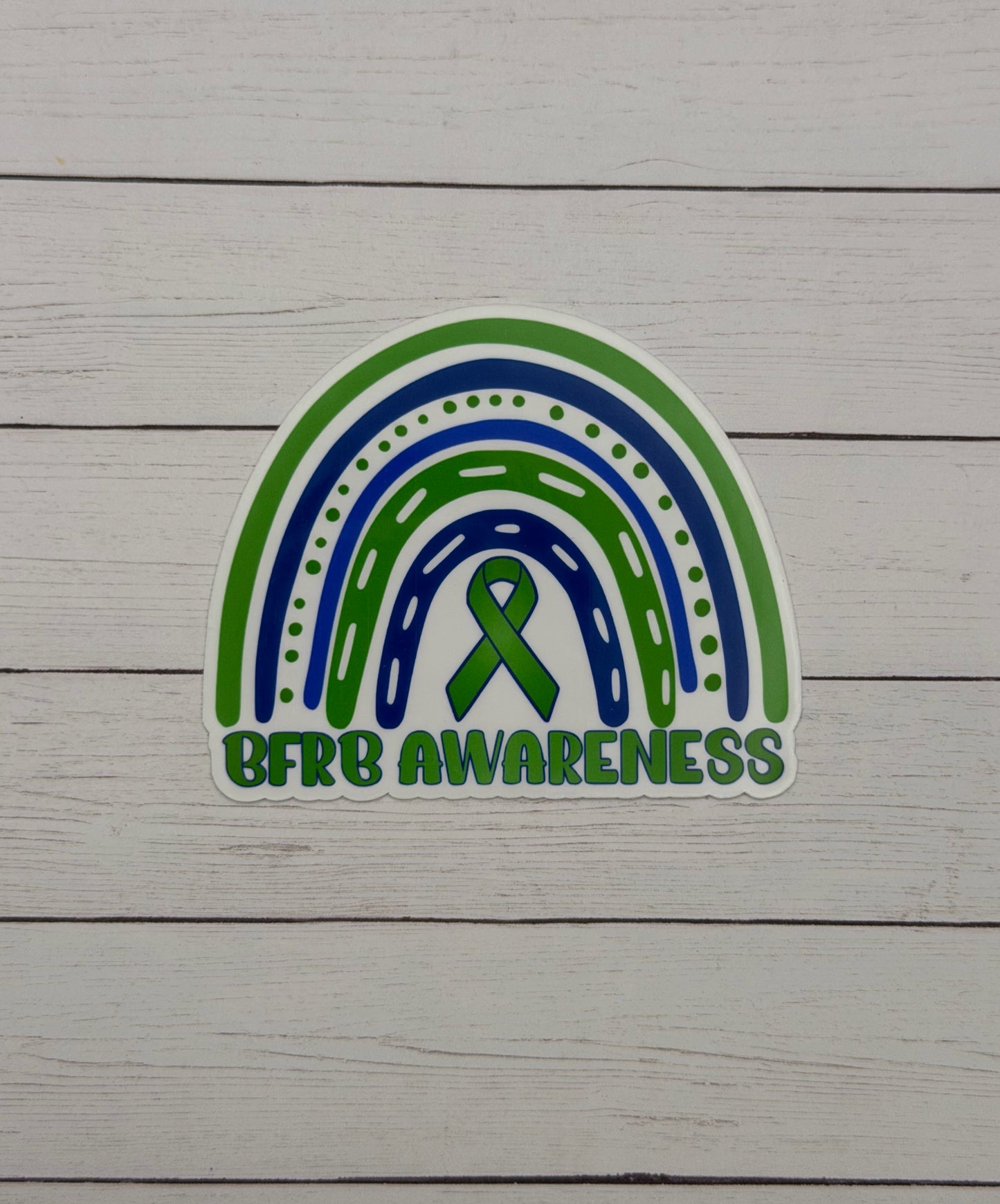BFRB Awareness Rainbow Sticker or Magnet | Body-Focused Repetitive Behaviors