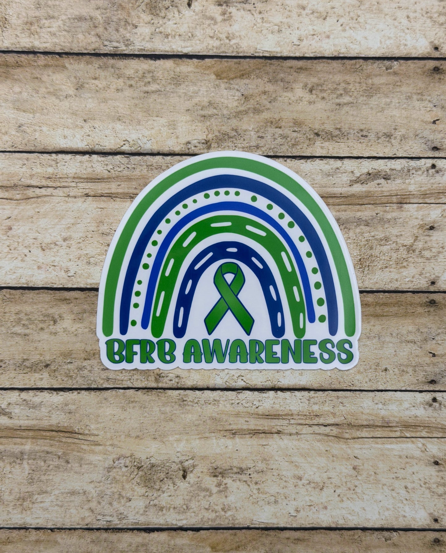 BFRB Awareness Rainbow Sticker or Magnet | Body-Focused Repetitive Behaviors