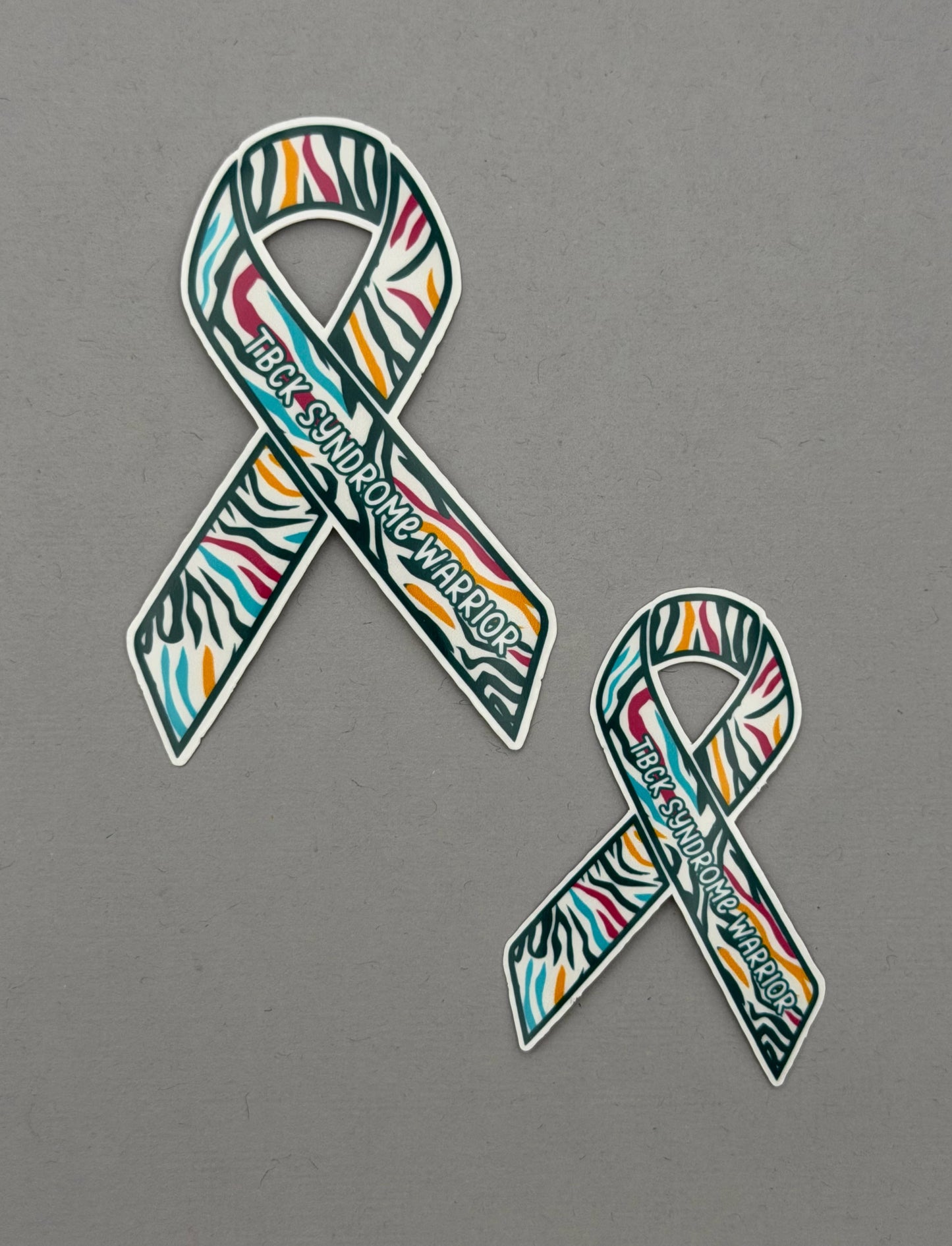 TBCK Syndrome Warrior Ribbon Sticker