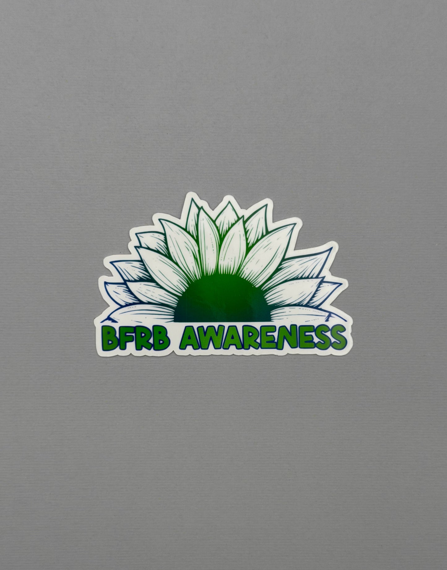 BFRB Awareness Sunflower Sticker or Magnet | Body-Focused Repetitive Behaviors