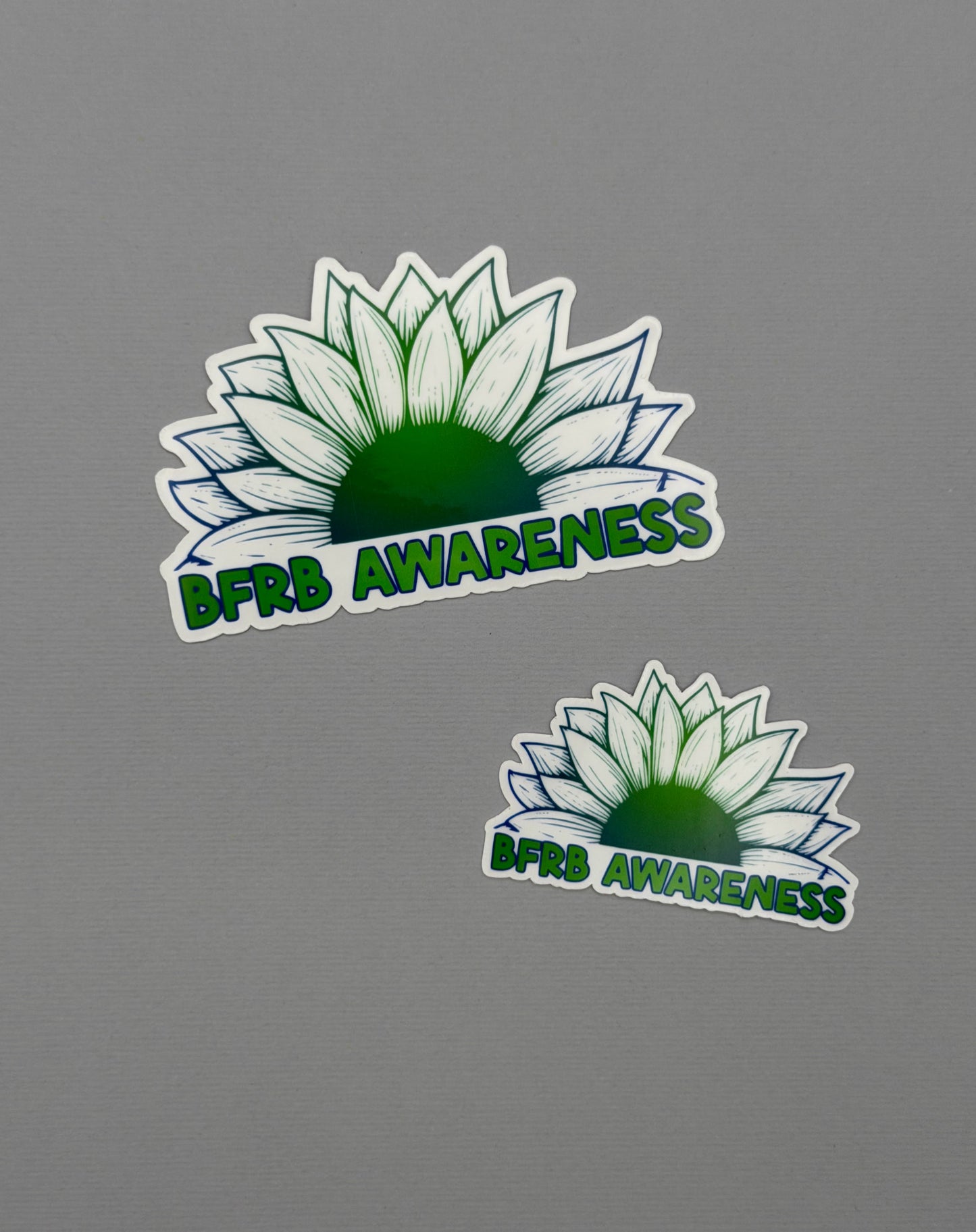 BFRB Awareness Sunflower Sticker or Magnet | Body-Focused Repetitive Behaviors