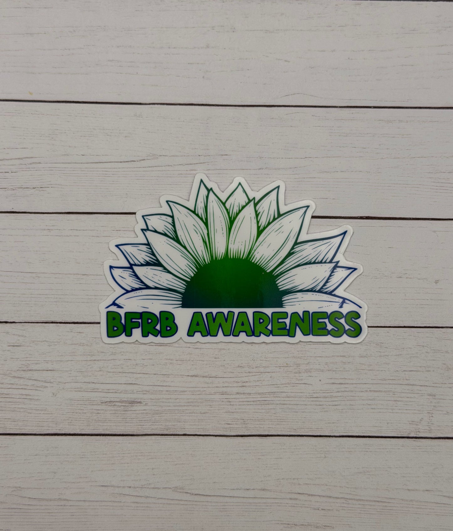 BFRB Awareness Sunflower Sticker or Magnet | Body-Focused Repetitive Behaviors