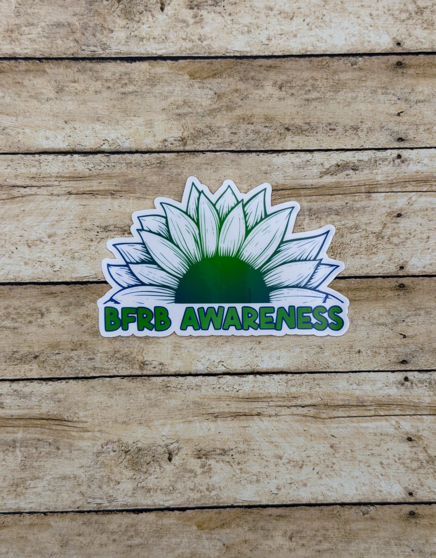 BFRB Awareness Sunflower Sticker or Magnet | Body-Focused Repetitive Behaviors