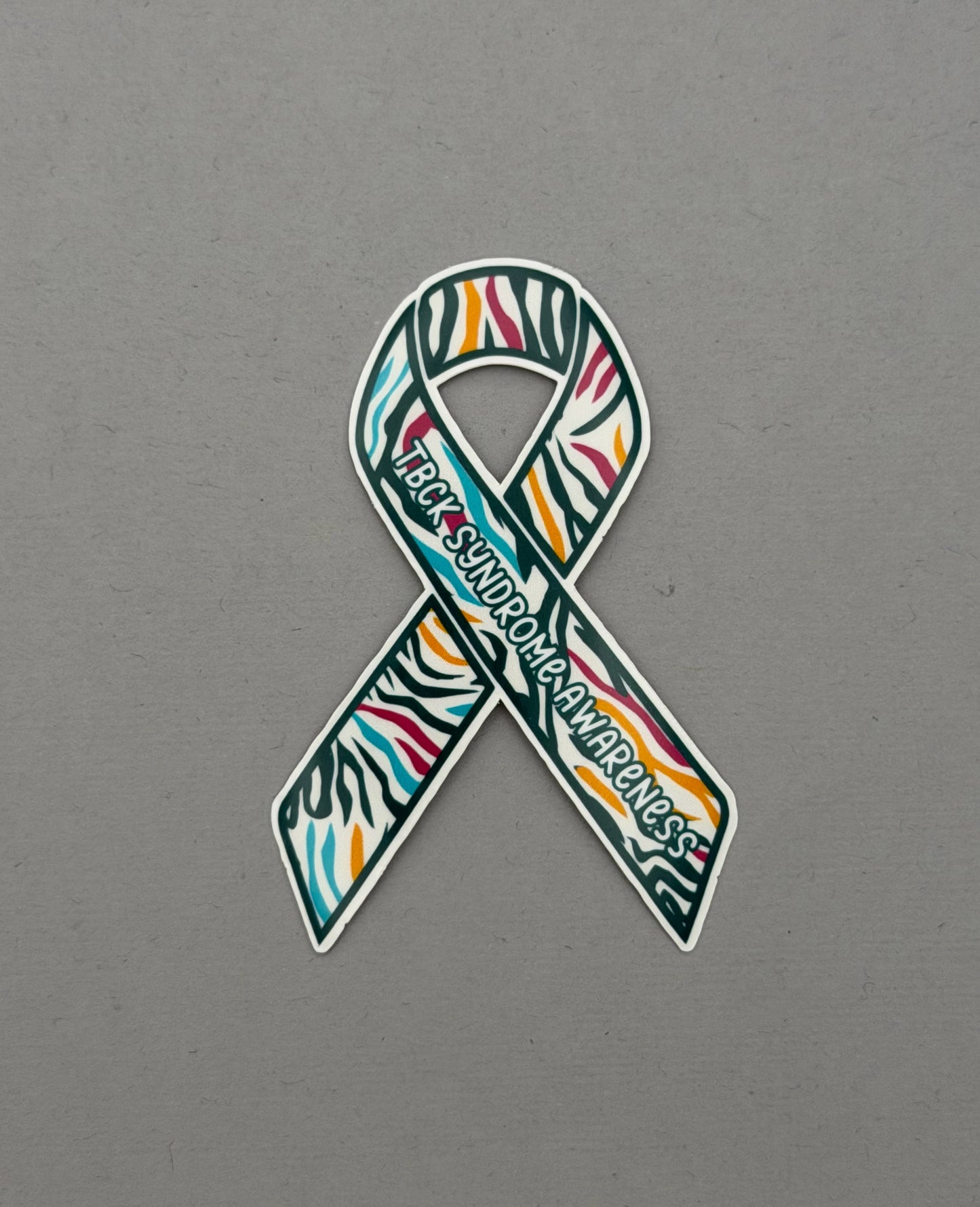 TBCK Syndrome Awareness Ribbon Sticker