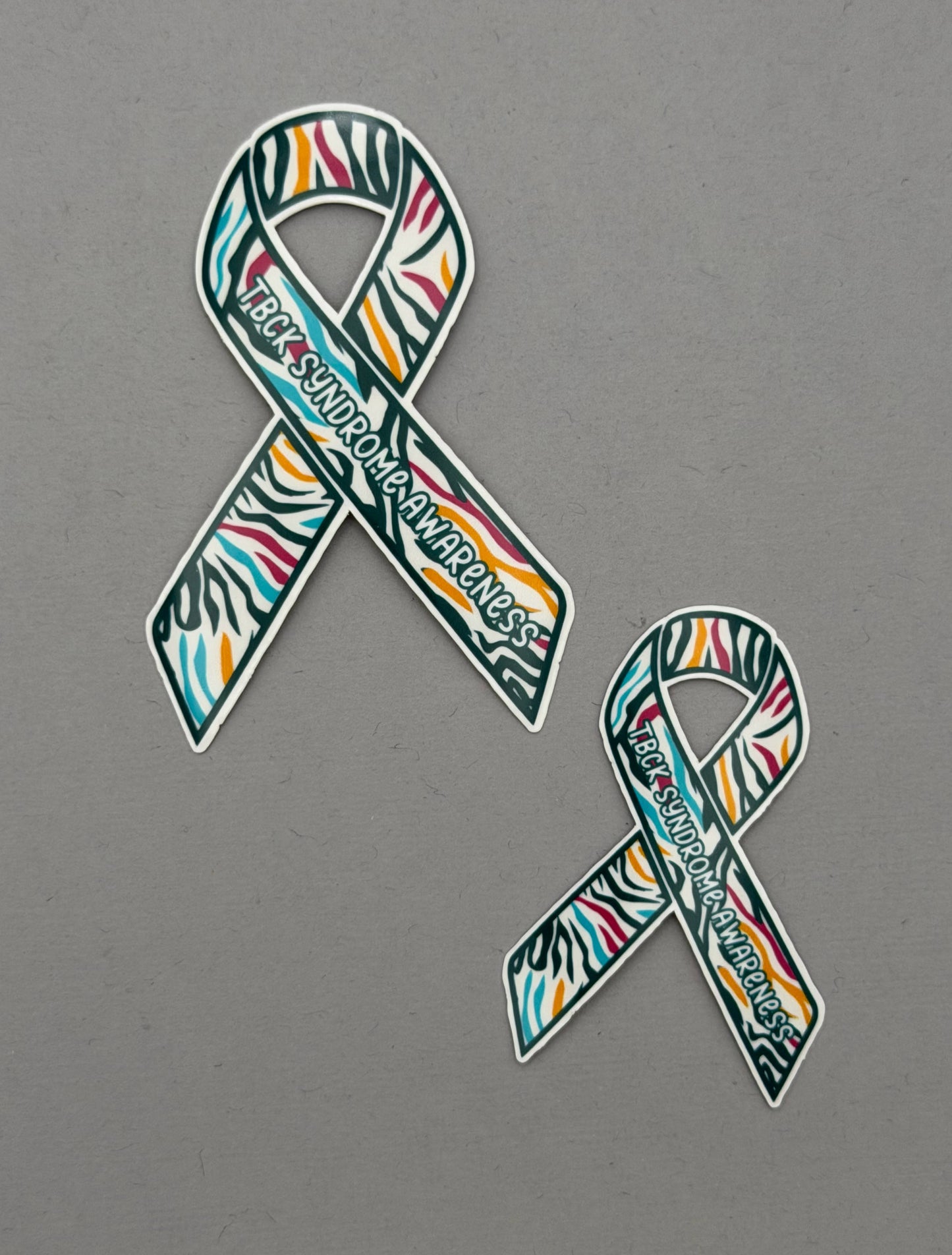 TBCK Syndrome Awareness Ribbon Sticker