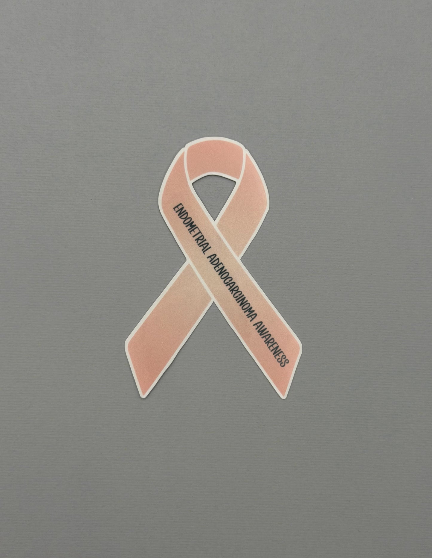 Endometrial Adenocarcinoma Awareness Ribbon Sticker or Magnet
