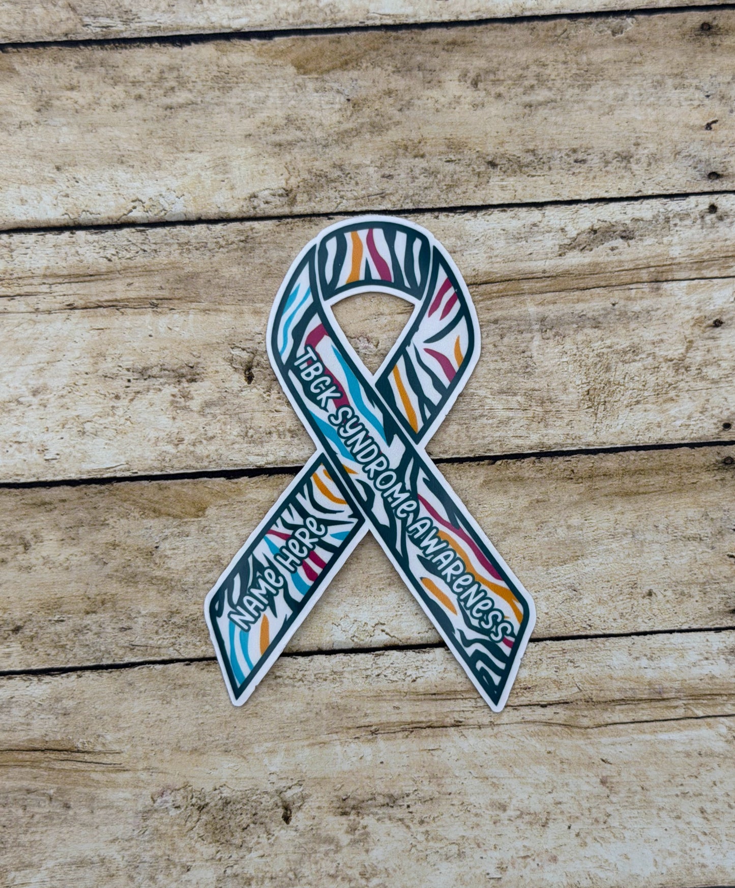 TBCK Awareness Custom Awareness Ribbon Sticker