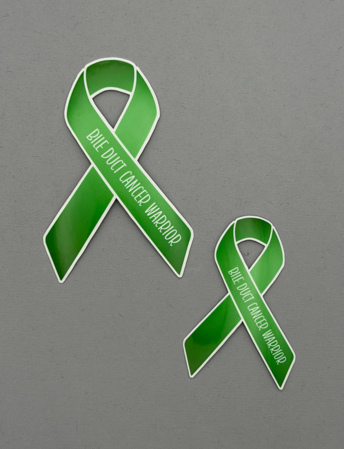 Bile Duct Cancer Warrior Ribbon Sticker