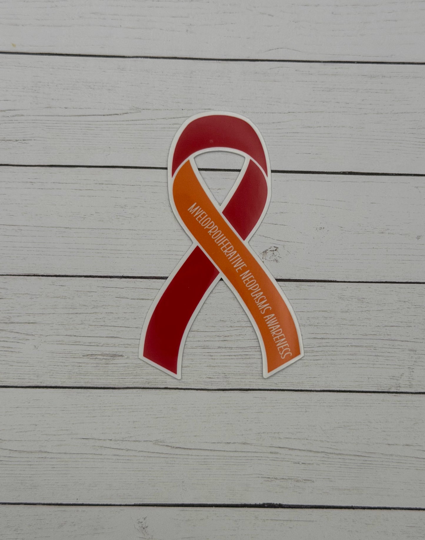 Myeloproliferative Neoplasms Awareness Ribbon Sticker or Magnet | MPNs