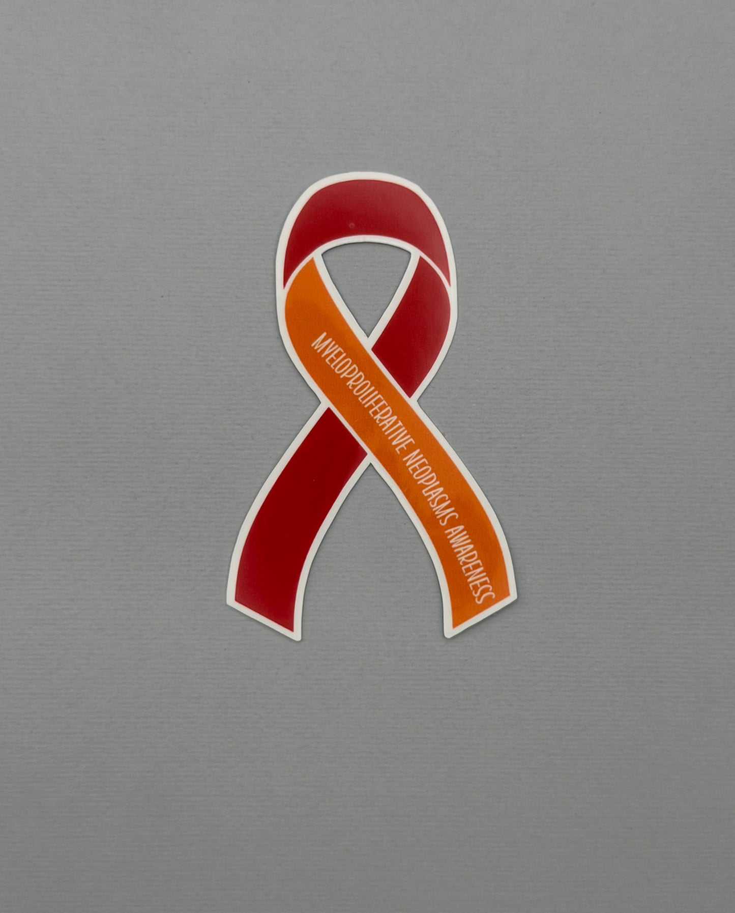 Myeloproliferative Neoplasms Awareness Ribbon Sticker or Magnet | MPNs