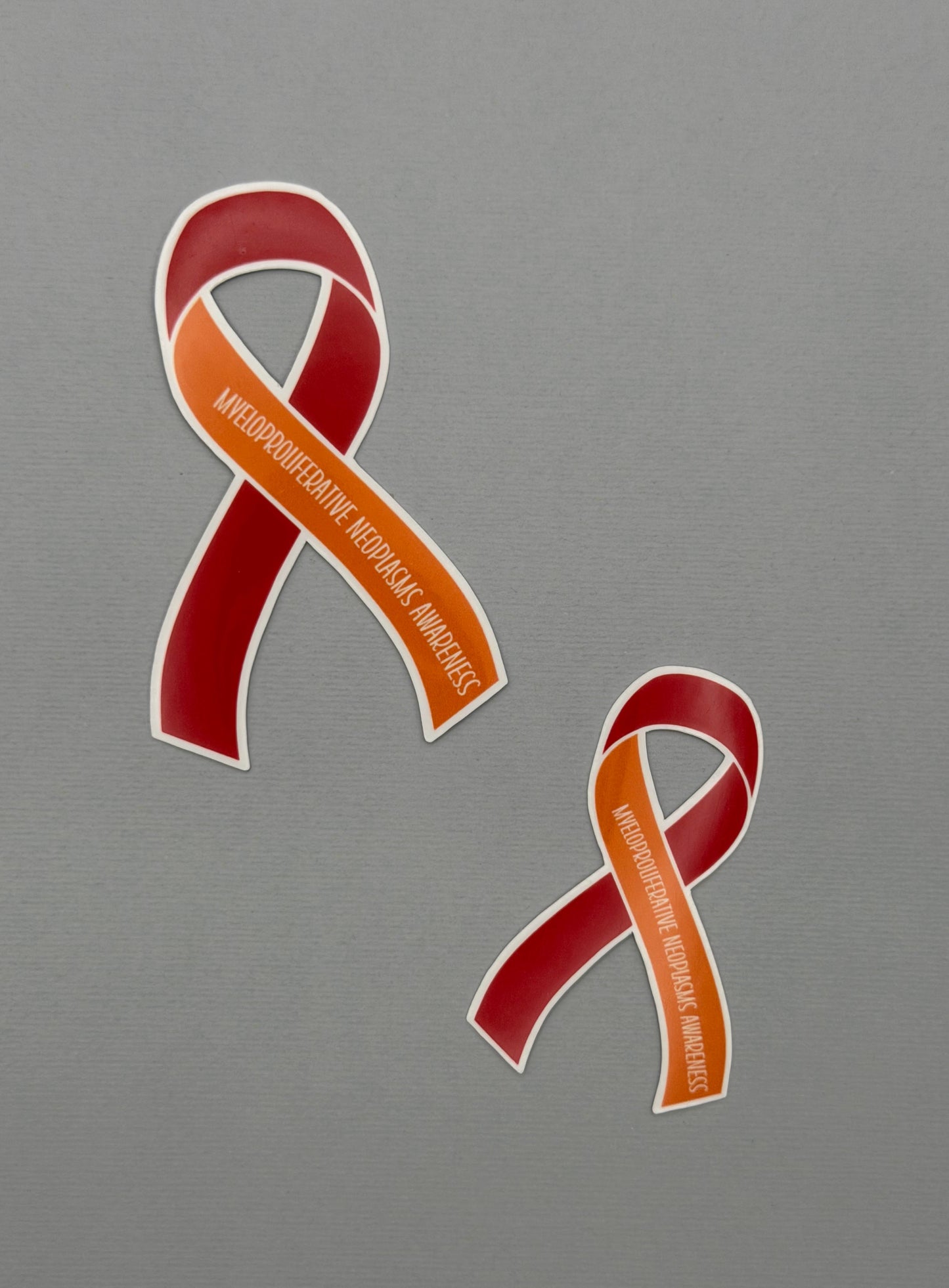 Myeloproliferative Neoplasms Awareness Ribbon Sticker or Magnet | MPNs