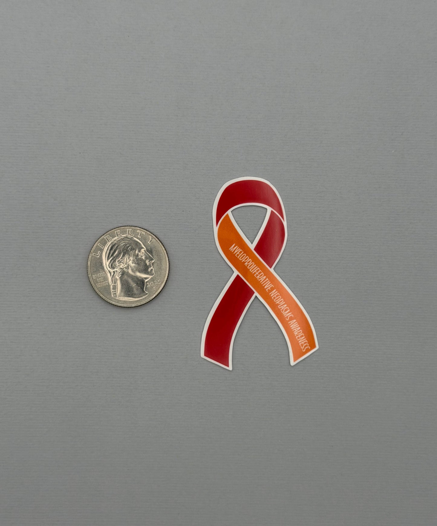 Myeloproliferative Neoplasms Awareness Ribbon Sticker or Magnet | MPNs