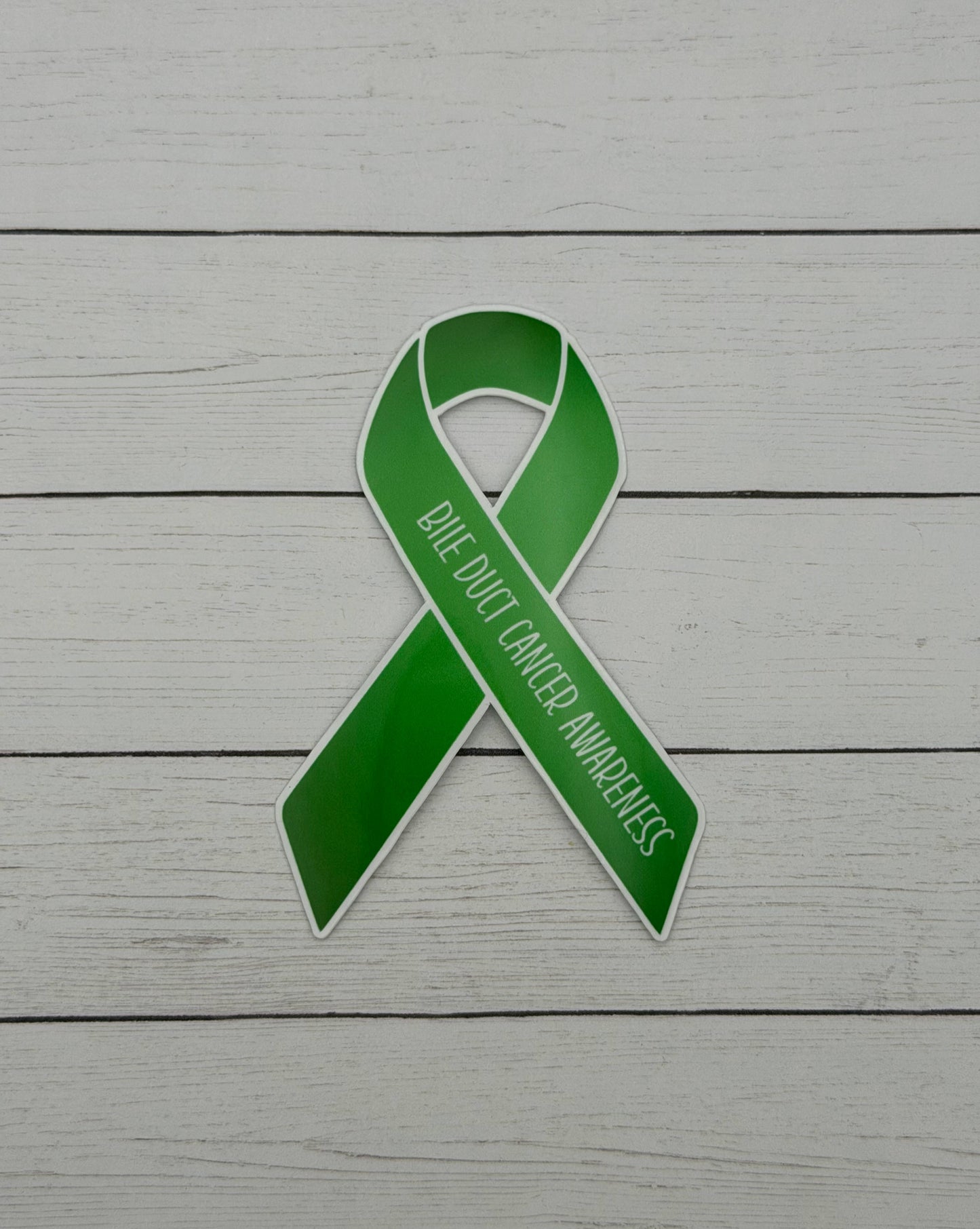 Bile Duct Cancer Awareness Ribbon Sticker