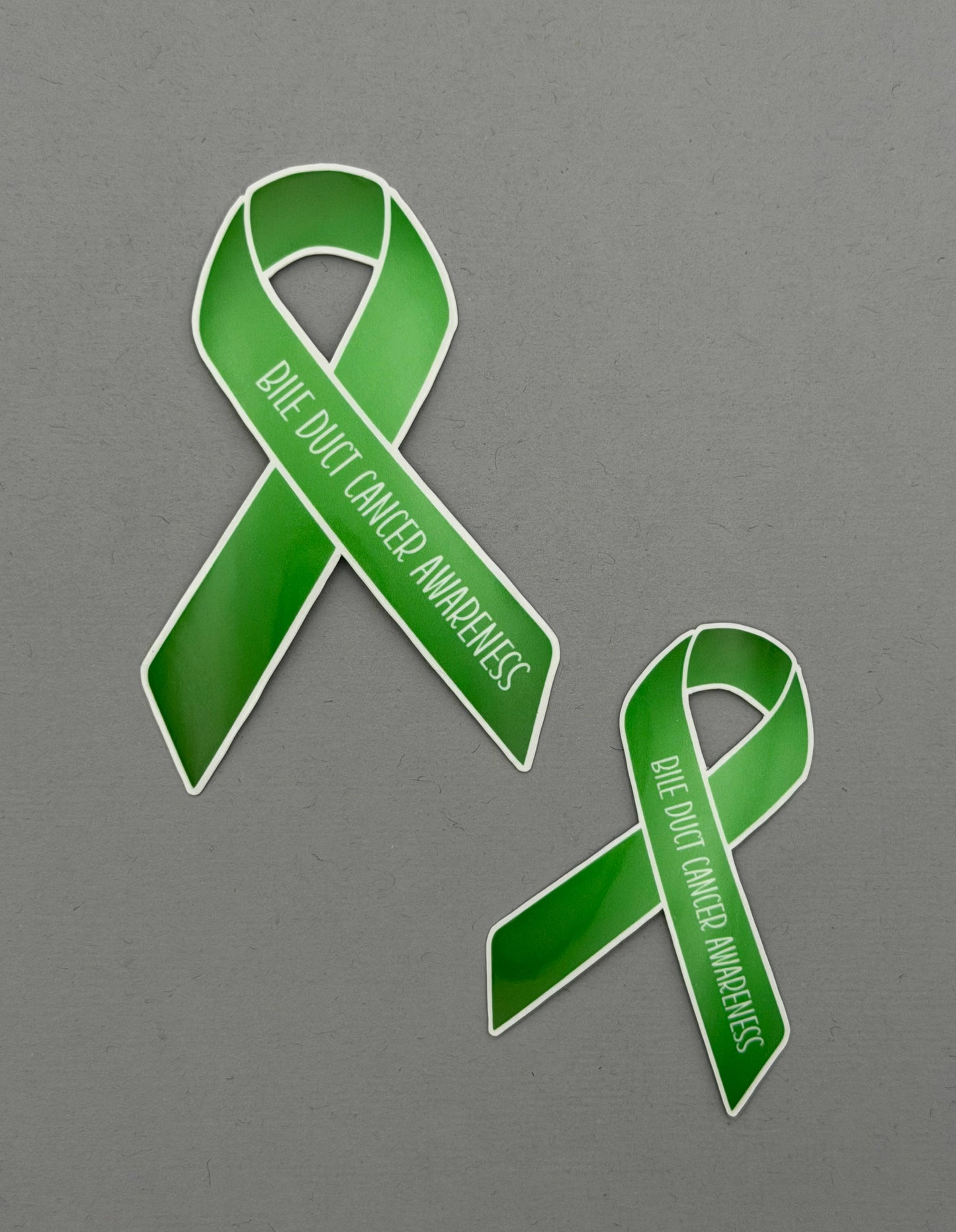 Bile Duct Cancer Awareness Ribbon Sticker