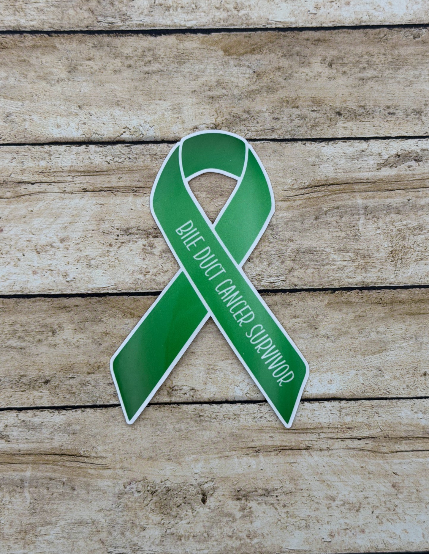 Bile Duct Cancer Survivor Ribbon Sticker