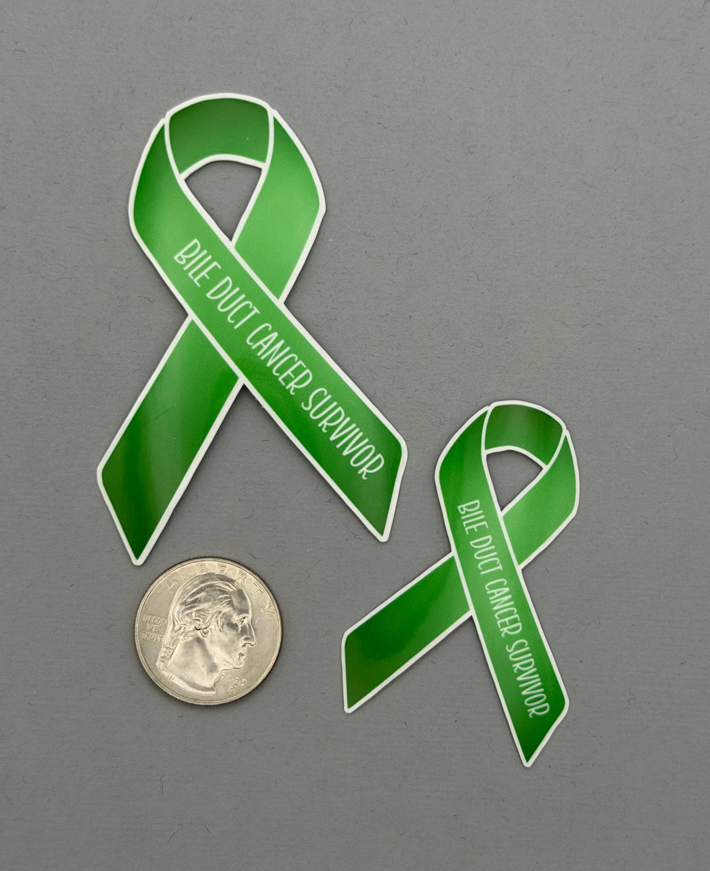 Bile Duct Cancer Survivor Ribbon Sticker