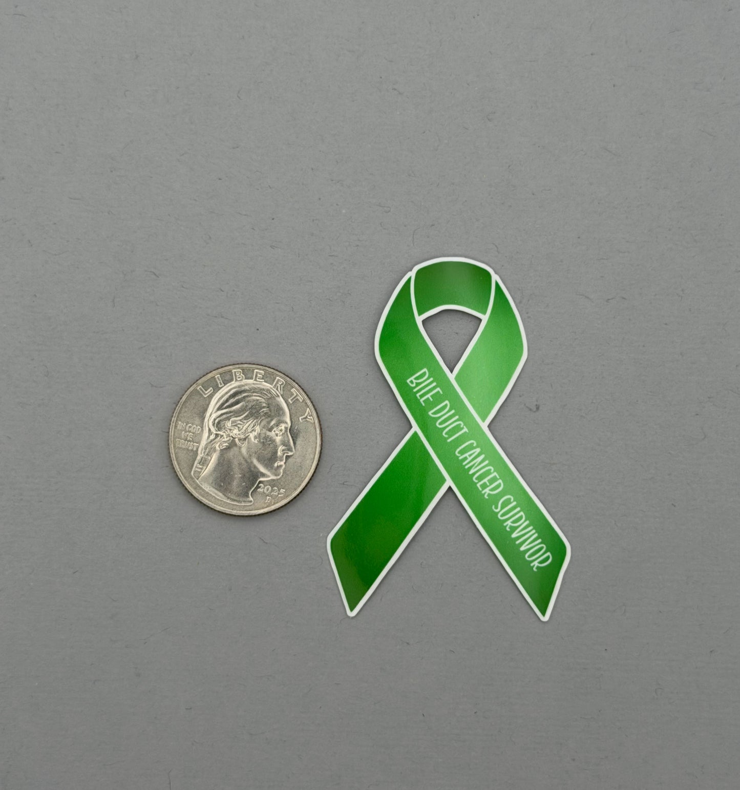 Bile Duct Cancer Survivor Ribbon Sticker