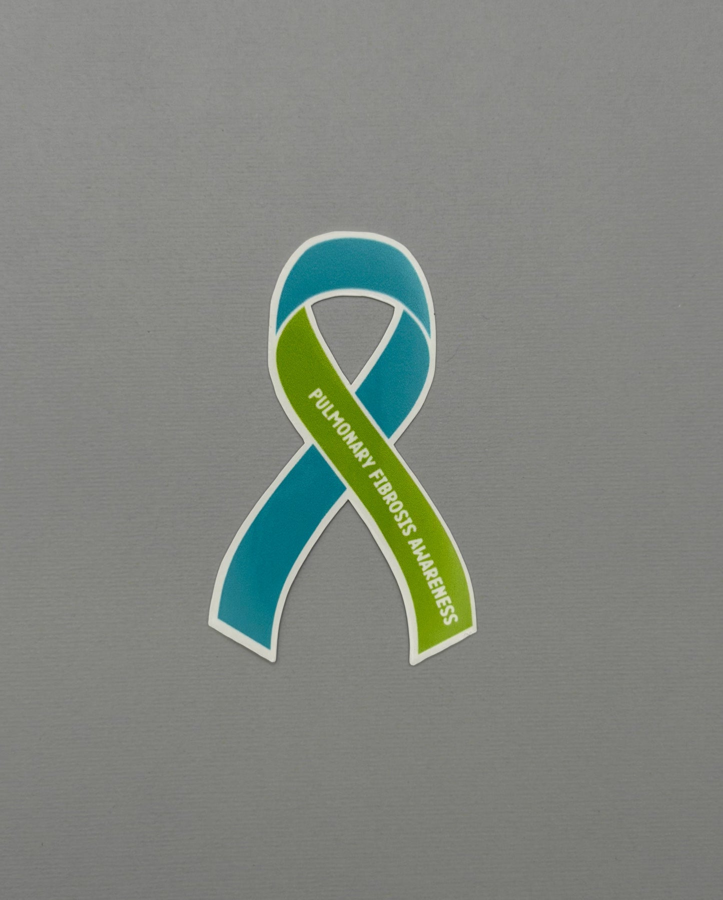 Pulmonary Fibrosis Awareness Ribbon Sticker or Magnet