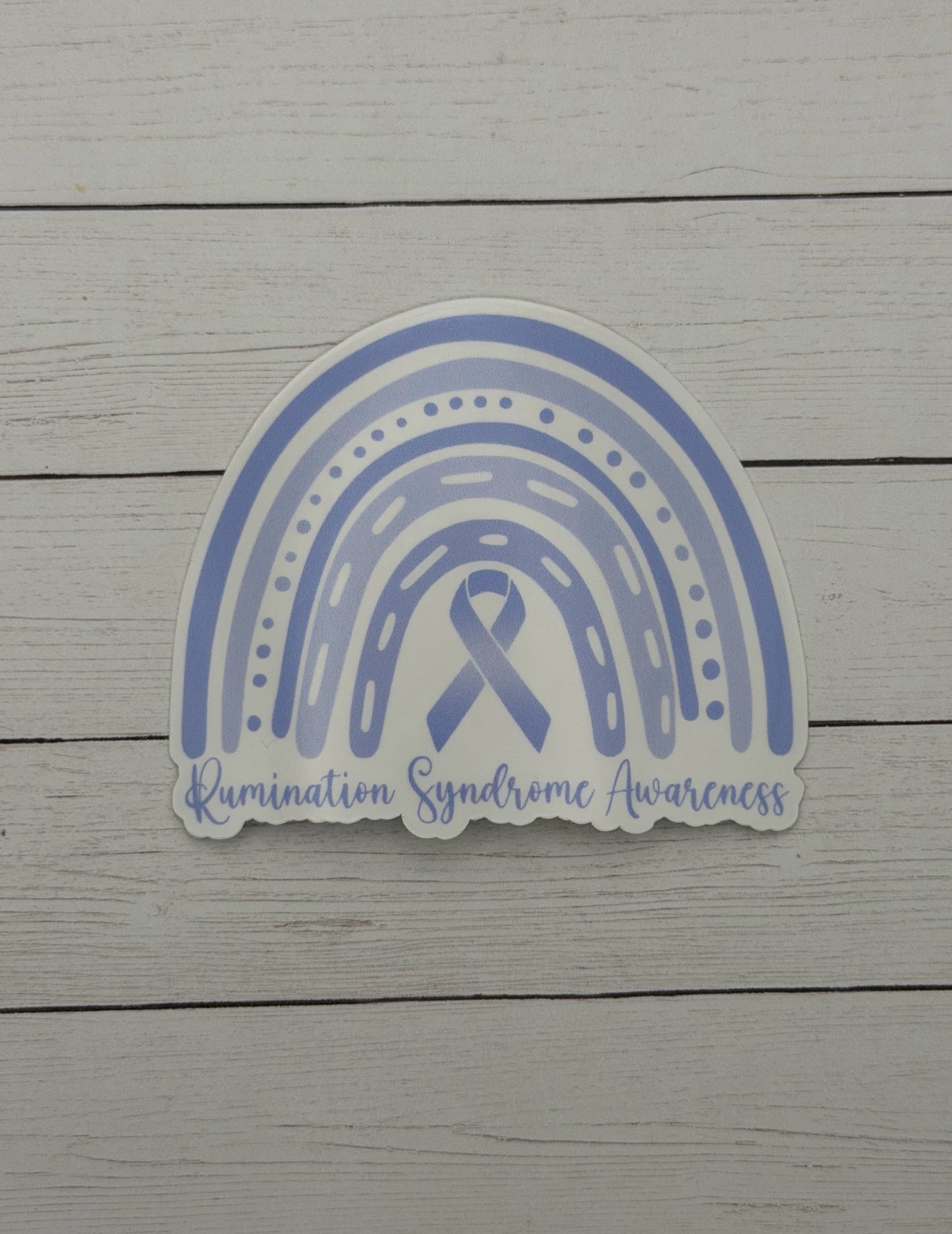 Rumination Syndrome Awareness Rainbow Sticker