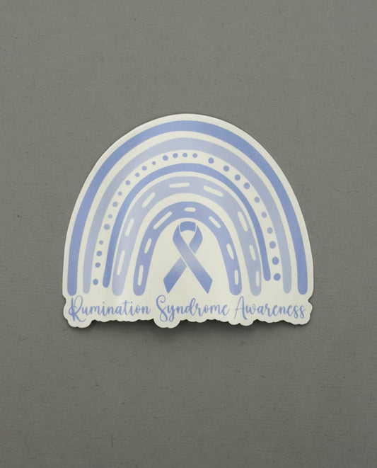 Rumination Syndrome Awareness Rainbow Sticker