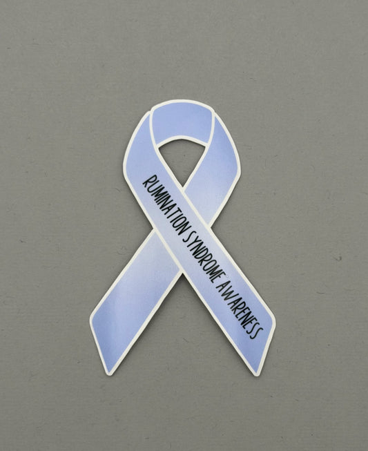 Rumination Syndrome Awareness Ribbon Sticker