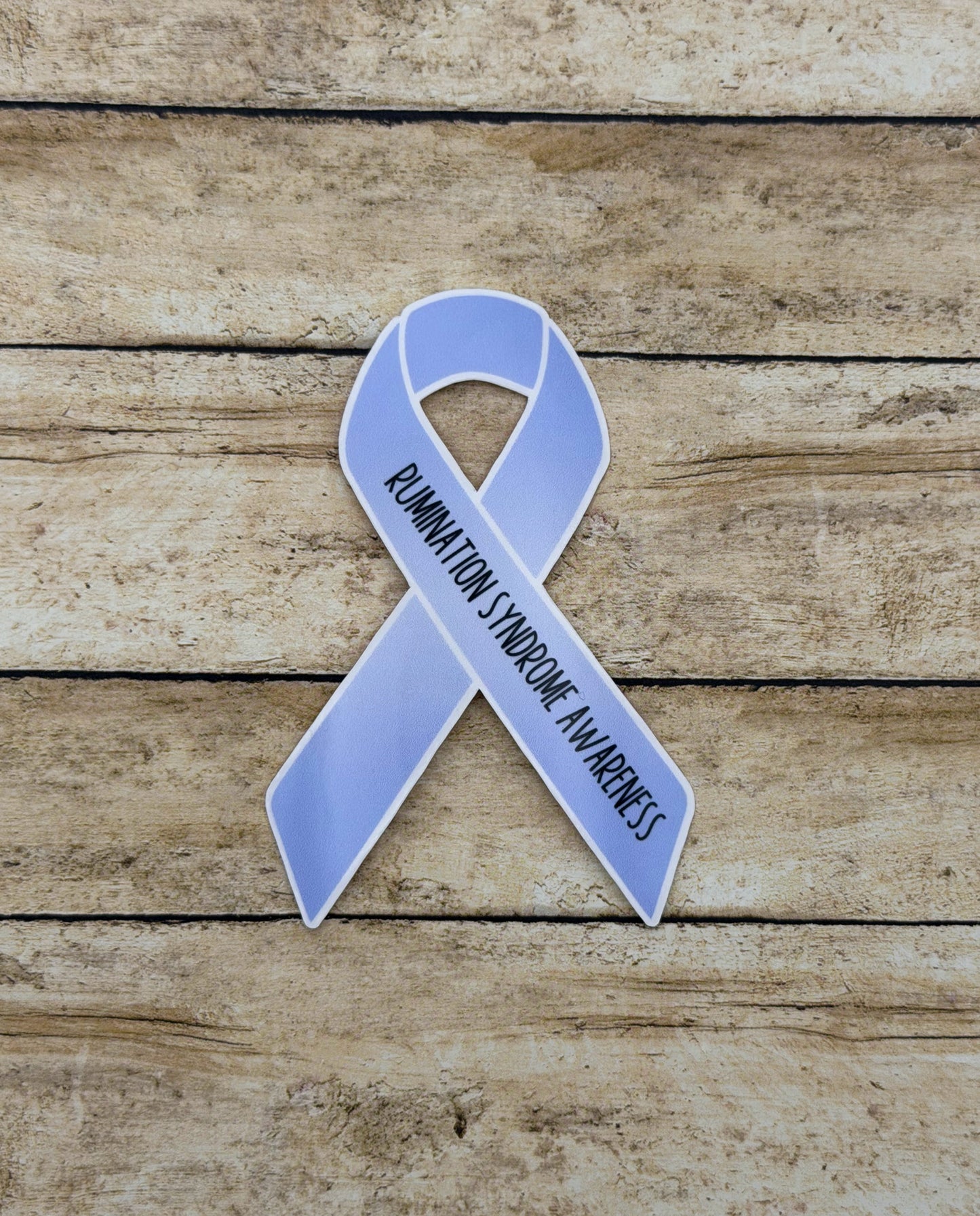 Rumination Syndrome Awareness Ribbon Sticker