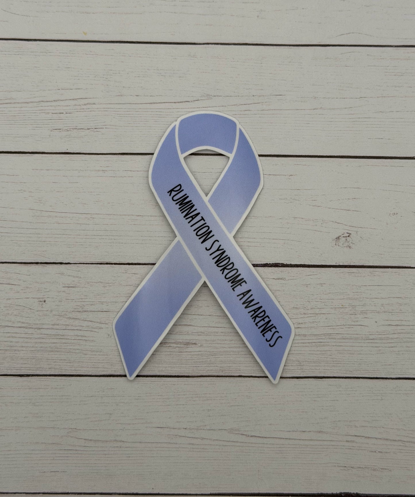Rumination Syndrome Awareness Ribbon Sticker