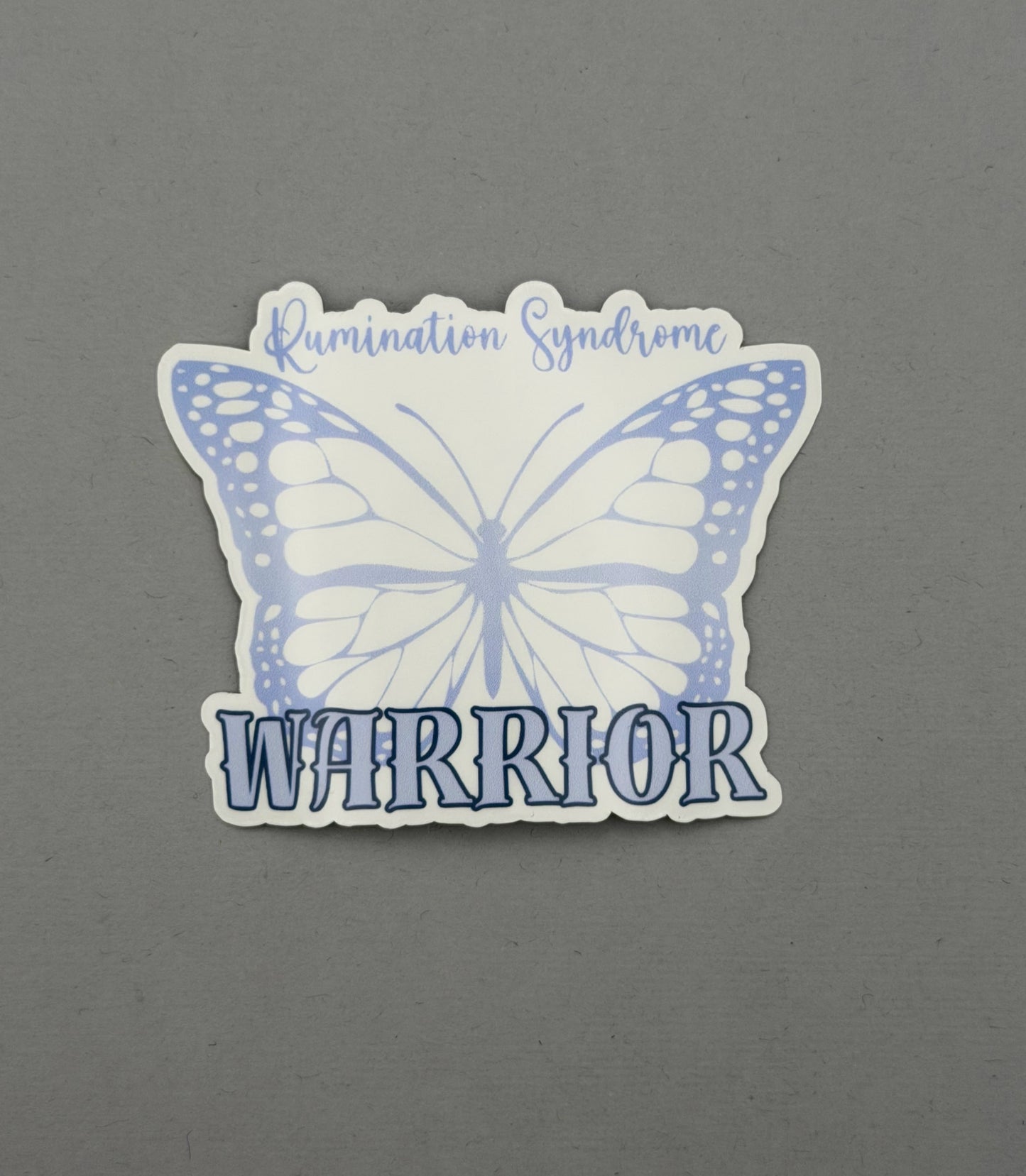 Rumination Syndrome Warrior Butterfly Sticker