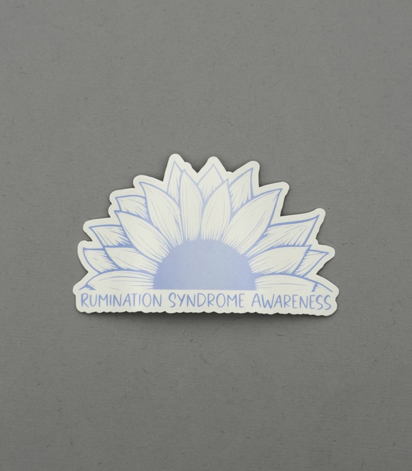 Rumination Syndrome Awareness Sunflower Sticker