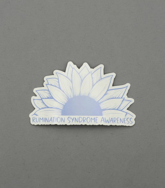 Rumination Syndrome Awareness Sunflower Sticker
