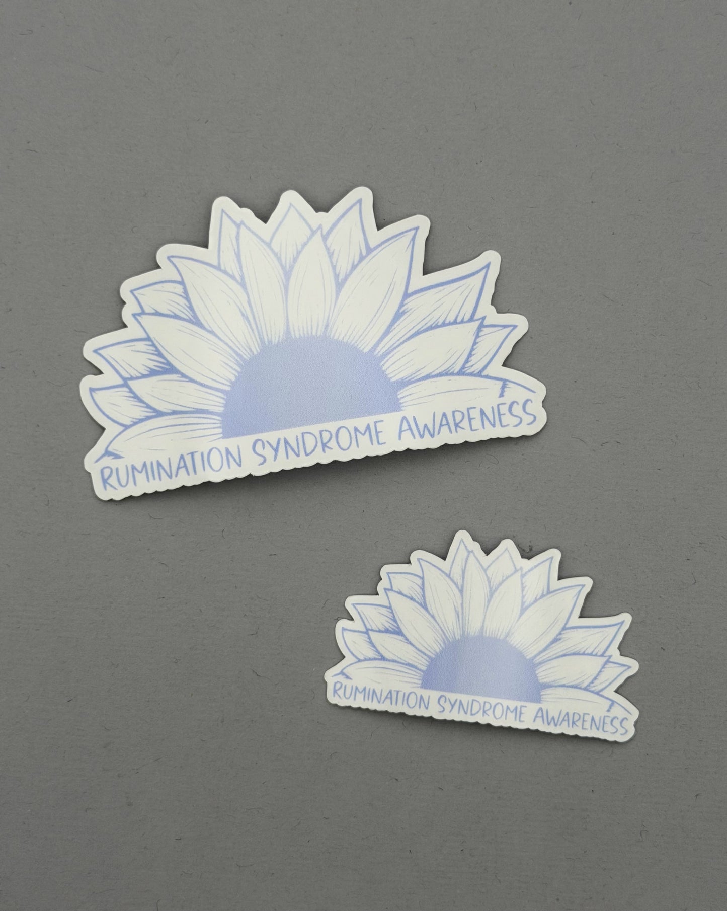 Rumination Syndrome Awareness Sunflower Sticker