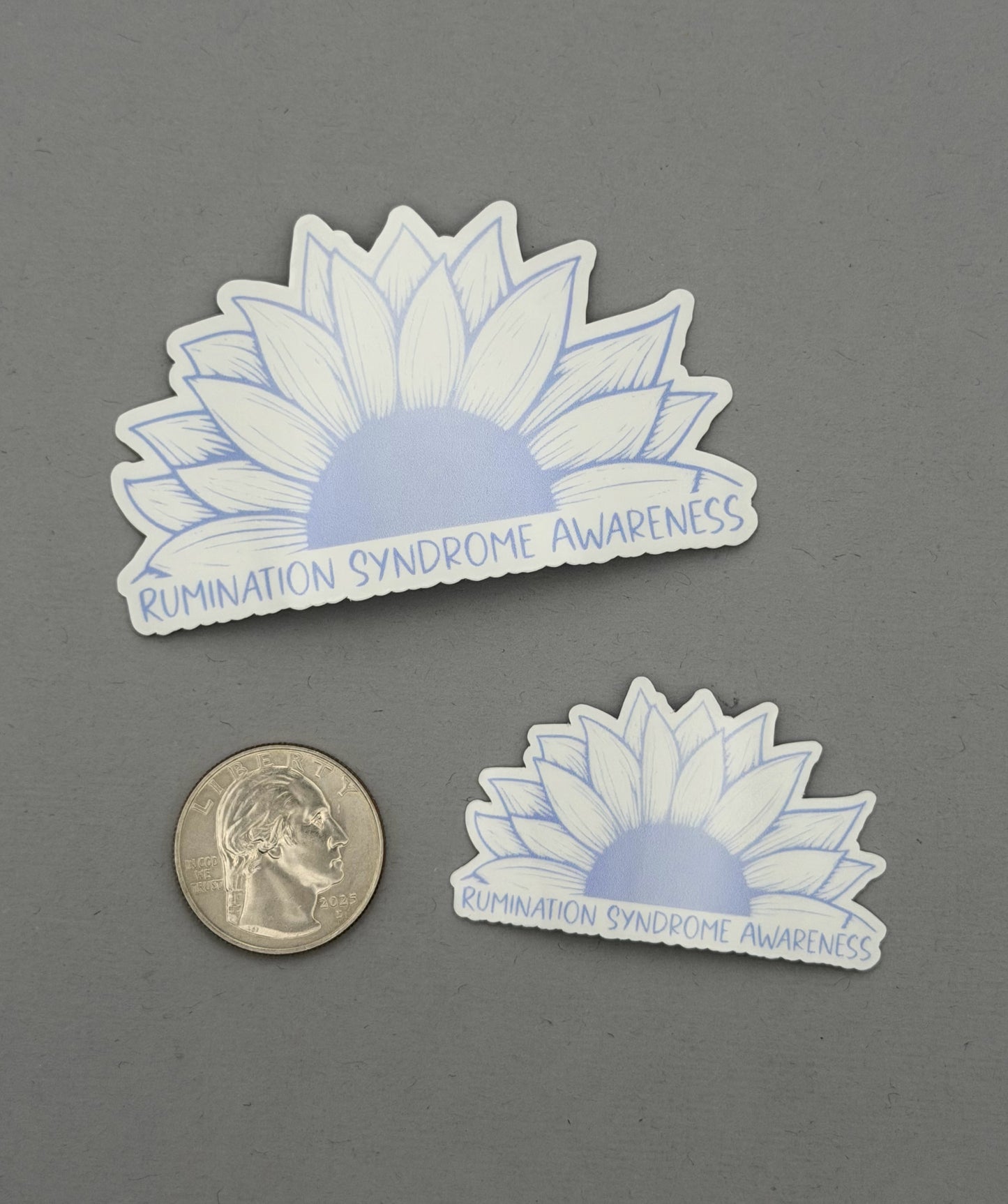 Rumination Syndrome Awareness Sunflower Sticker