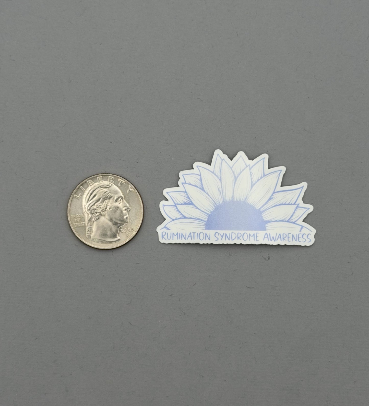 Rumination Syndrome Awareness Sunflower Sticker