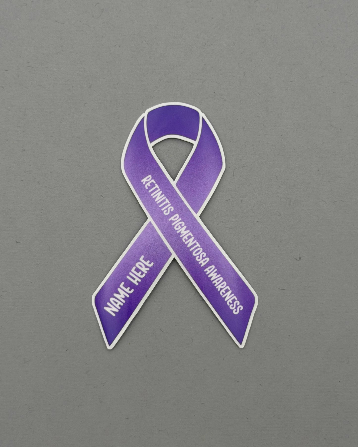 Retinitis Pigmentosa Awareness Custom Ribbon Sticker