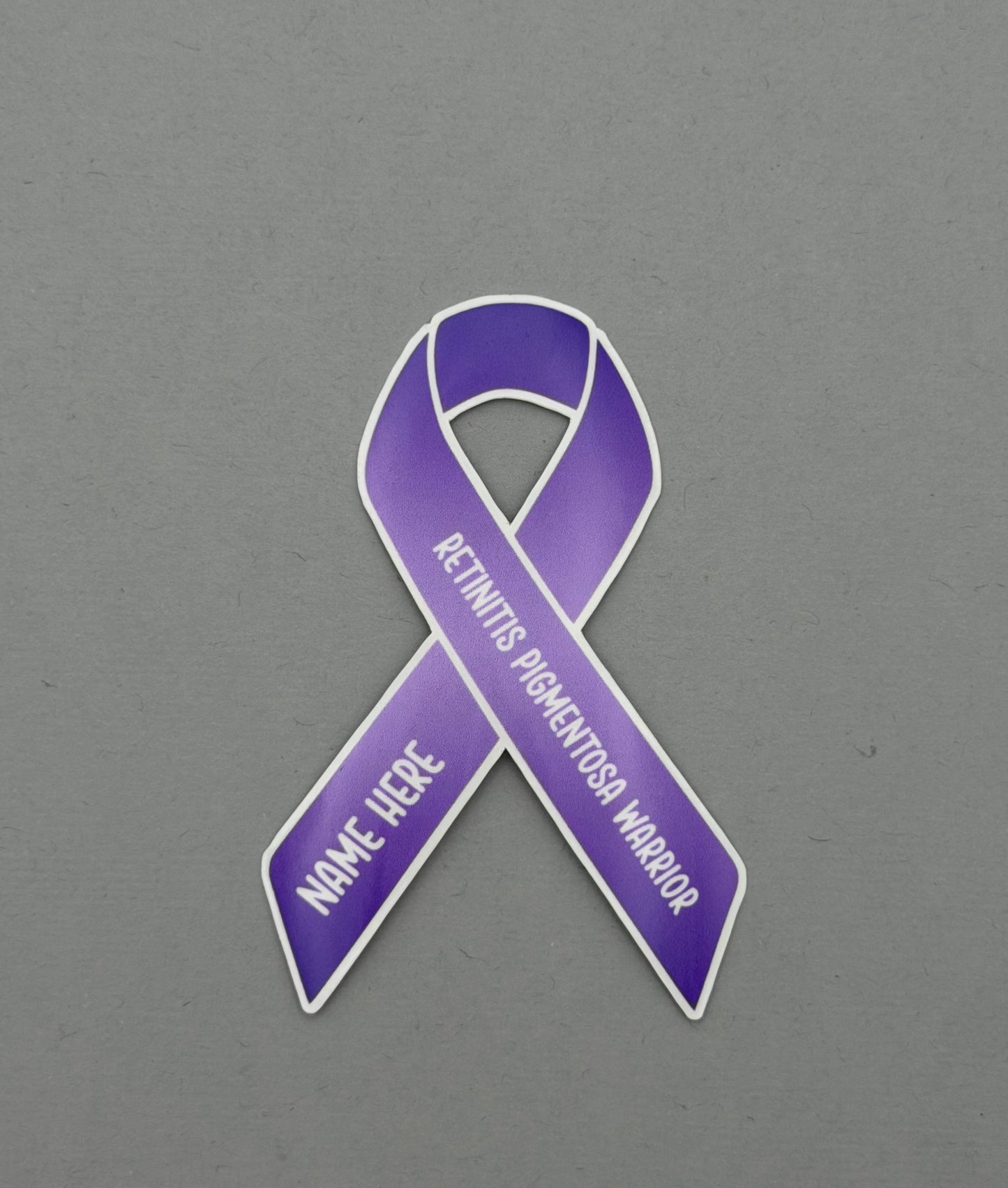 Retinitis Pigmentosa Warrior Custom Ribbon Sticker